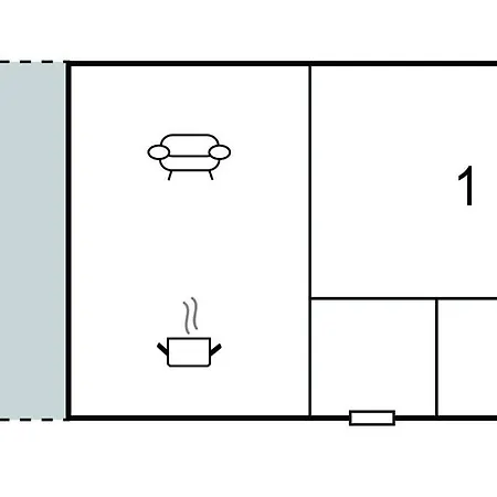 Apartman 1 Bedroom In